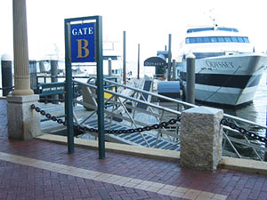 Gate B at Rowes Wharf
