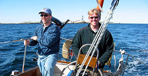 Aleida sailing off the Isles of Shoals