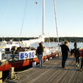 Dinner ashore after arriving in Maine