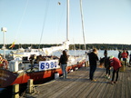 Dinner ashore after arriving in Maine