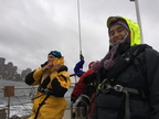 MIT sailors enjoying a cold, stormy sail